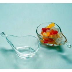 Стъклени купички с форма на круша