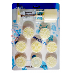 Комплект за декорация на фондан 9 части