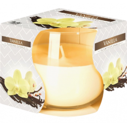 Ароматна свещ в стъклена чаша - Ванилия