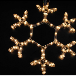 Светеща снежинка  41х34 см