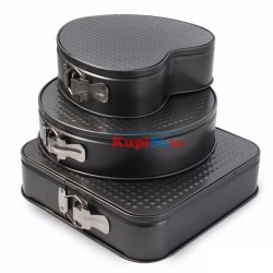 Форми за печене - сърце, кръг, квадрат