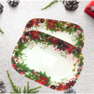 Стъклена купа с Коледни звезди