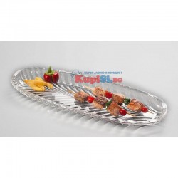 Стъклено плато за риба и шишчета