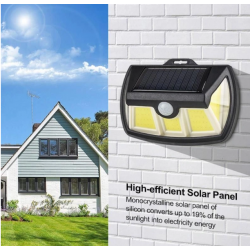 Външна соларна лампа с датчик за движение