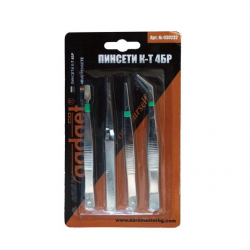 Комплект пинсети 4 броя