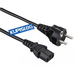 Захранващ кабел 3-pin 1.5 метра Захранващ кабел 3-pin 1.5 метра