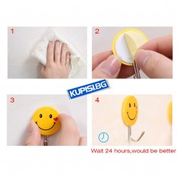 Лепящи закачалки с усмивка  (Комплект 3 броя)