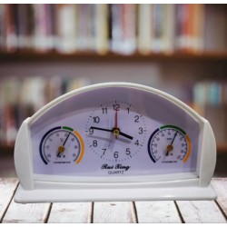 Настолен часовник с влагомер и термометър Настолен часовник с влагомер и термометър