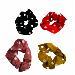 Ластик за коса Скрънч на точки