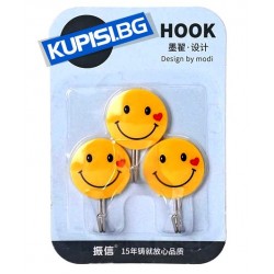 Лепящи закачалки с усмивка  (Комплект 3 броя)
