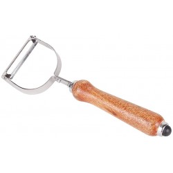 Белачка за плодове и зеленчуци с дървена дръжка