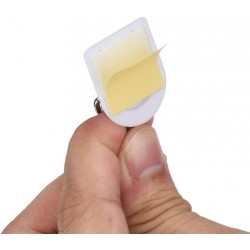 Бели Лепящи закачалки с метална кука (Комплект 3 броя)