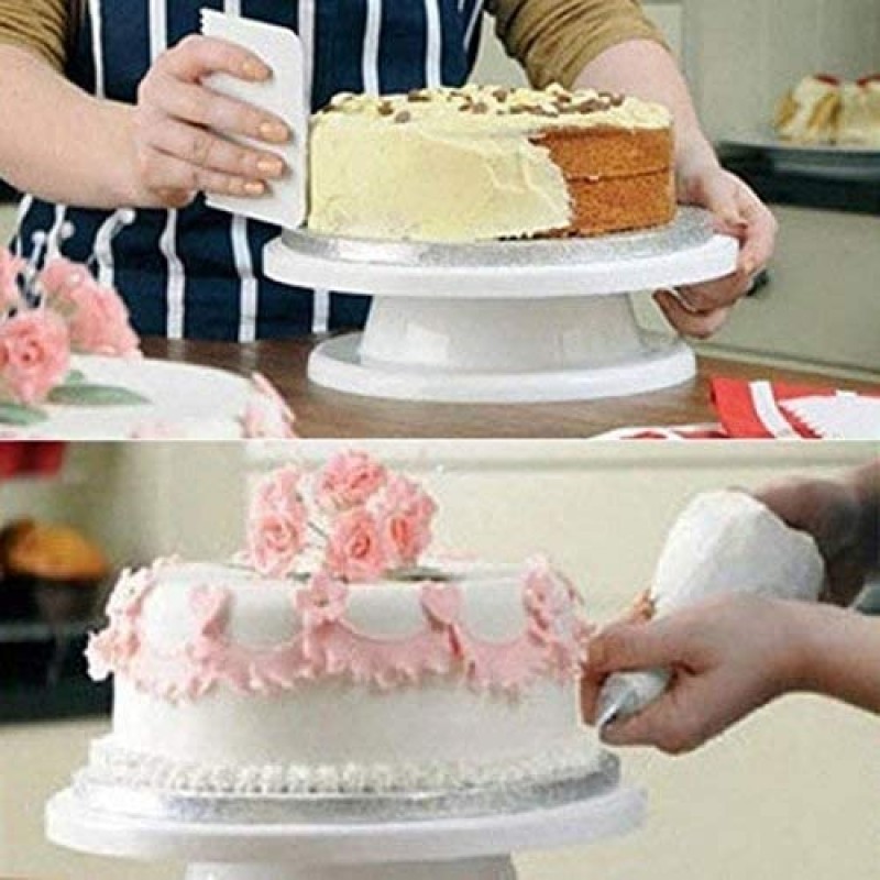Въртяща поставка за торта стойка за декориране на сладкиши 29см