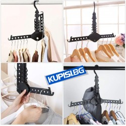 Сгъваема закачалка за спестяване на място