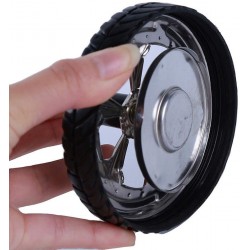 Противовятърен ,метален пепелник с форма на гума.