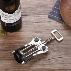 Метален Тирбушон с лостов механизъм и отварачка Метален Тирбушон с лостов механизъм и отварачка