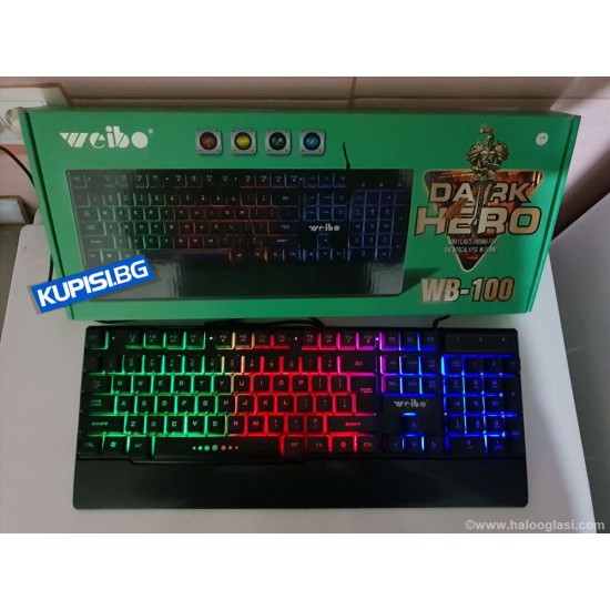 Геймърска клавиатура Weibo WB-100 Dark Hero