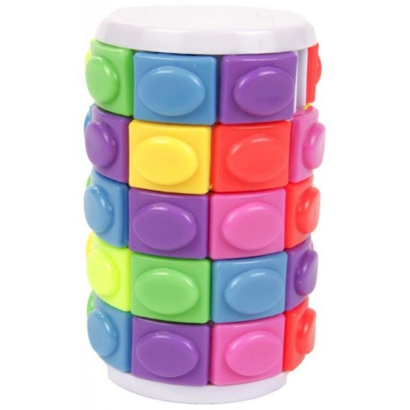 Пъзел - цилиндър ,тип Rubik ,TOI TOYS, 6 cm