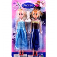 Анна и Елза с Олаф на картон