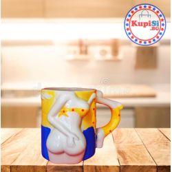 РЕЛЕФНА ЧАША ЗА ПОДАРЪК С ЖЕНСКО ТЯЛО