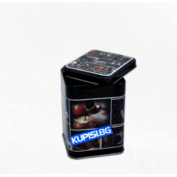 Метална кутия за кафе с капак