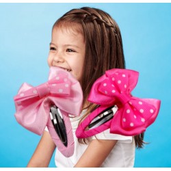 Детска розова фибичка за коса