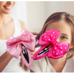 Детска розова фибичка за коса