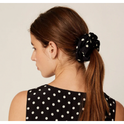 Ластик за коса Скрънч на точки