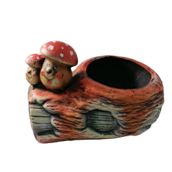 Керамична саксия пънче  с гъбка