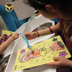 Пясъчни картини за оцветяване