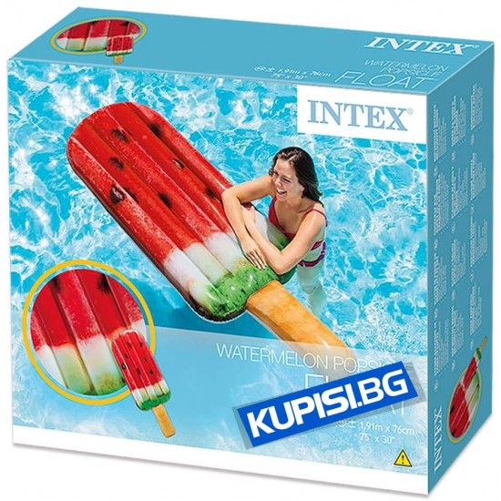 Атрактивен детски надуваем дюшек Сладолед диня Intex
