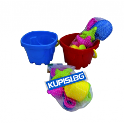 КОФИЧКА ЗА ПЯСЪК, ЗАМЪК С 3 АКСЕСОАРА И ЛЕЙКА