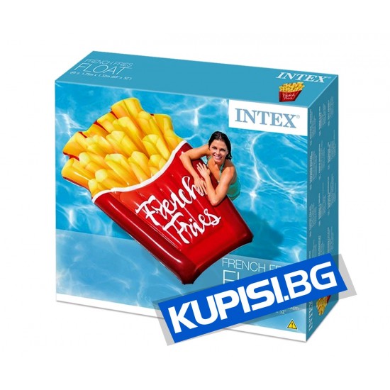 Надуваем дюшек INTEX атрактивен дизайн Пържени картофи 