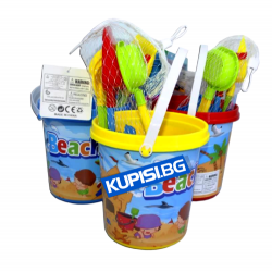 КОФИЧКА ЗА ПЯСЪК С КАРТИНКА , 4 АКСЕСОАРА И ЛЕЙКА