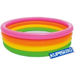 Надуваем басейн с 4 ринга – 168 x 46 см