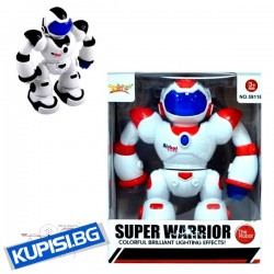 МУЗИКАЛЕН , СВЕТЕЩ РОБОТ  SUPER WARRIOR 