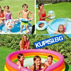 Надуваем басейн 132х28 см