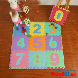 Детски мек пъзел за под с цифри