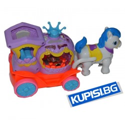 Светеща музикална каляска с диско ефект 