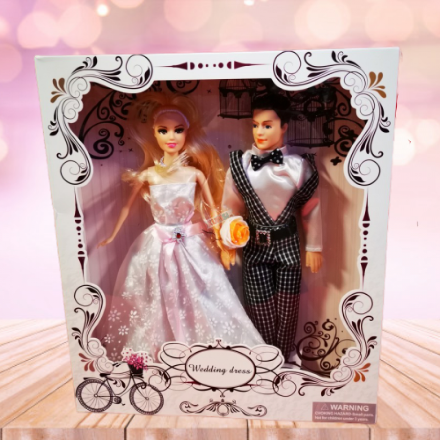 Комплект кукли "Младоженци"