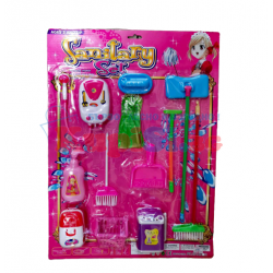 Детски домакински сет за почистване на картон