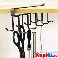 Метална поставка за чаши и кухненски принадлежности