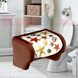 Поставка за тоалетна хартия с Морски звезди