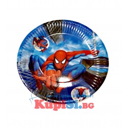 Детски парти чинийки 10 броя  Спайдърмен "Spiderman"