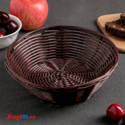 Кръгъл панер за сервиране