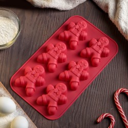 Силиконова форма за печене Джинджифилови човечета