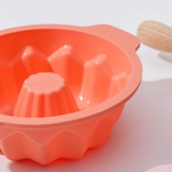 Силиконова форма за пудинг и кексчета