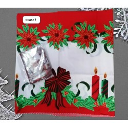 Коледна покривка  150 х 220 см,