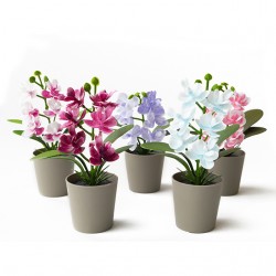 Изкуствено цвете мини орхидея  