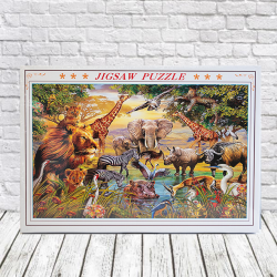 Пъзел с животни 1000 части